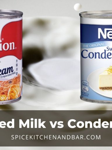Evaporated milk vs condensed milk