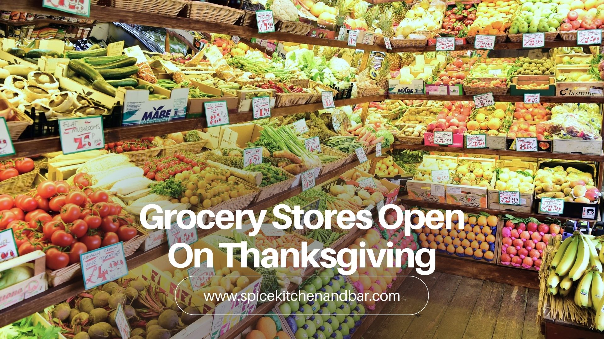 Grocery Stores Open On Thanksgiving