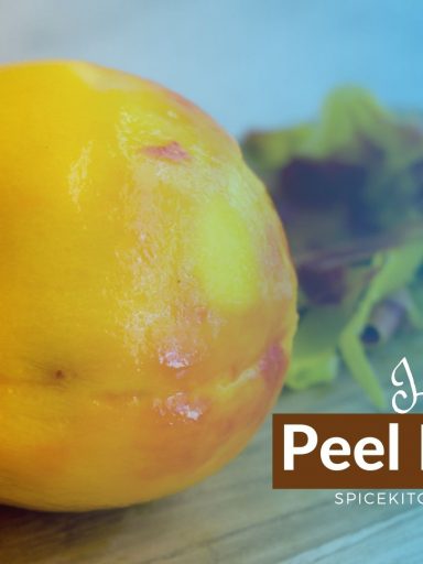How To Peel Peaches