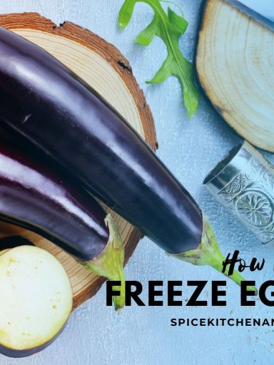 How to freeze eggplant