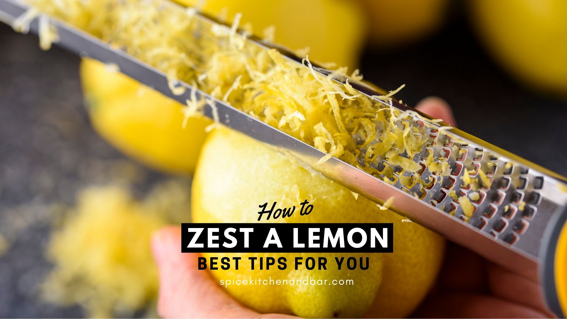 How to zest a lemon