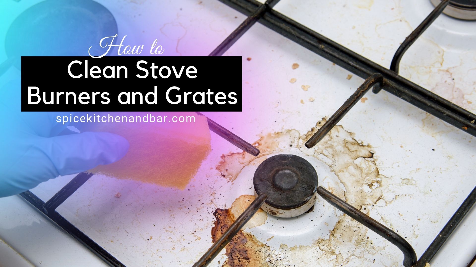 how to clean stove burners and grates
