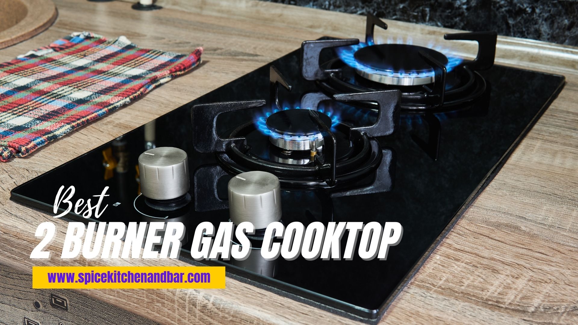 2 Burner Gas Cooktop