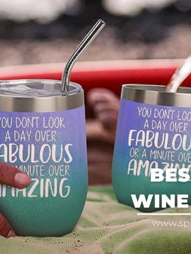 Best Glitter Wine Tumbler