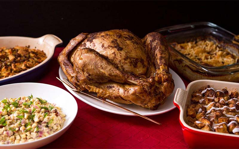 Popeye created a light roast Cajun turkey after it's cooked and defrosted Popeye created a light roast Cajun turkey after it's cooked and defrosted
