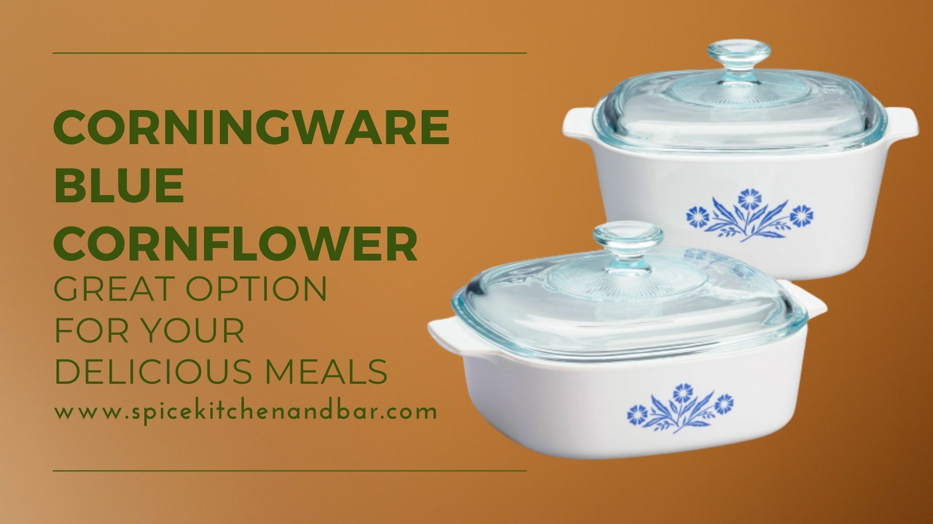 Corningware Blue Cornflower