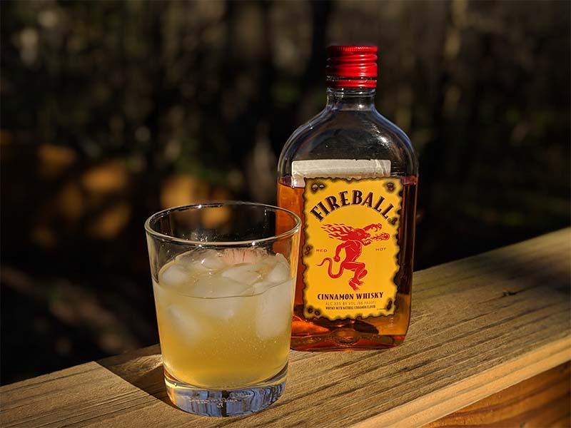 Fireball whiskey tastes good