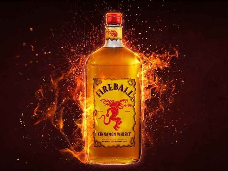 Fireball whiskey's ingredients